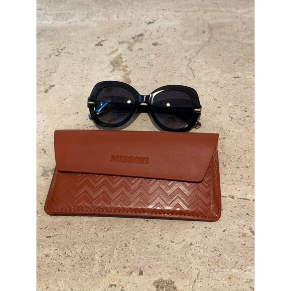 Authentic Missoni Sunglasses Womens Dark Grey Butterfly Frame MIS 0048/S 0KB7 9O main image 5